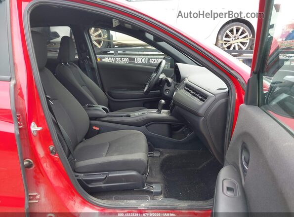 3CZRU6H11NM722071 2022 HONDA HR-V Красный Вид салона спереди