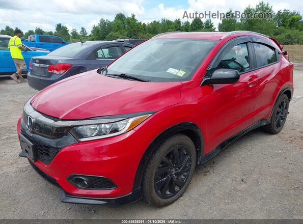 3CZRU6H11NM722071 2022 HONDA HR-V Красный Передняя левая четверть
