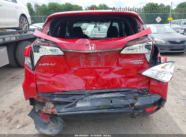 3CZRU6H11NM722071 2022 HONDA HR-V Красный Вид спереди