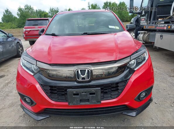3CZRU6H11NM722071 2022 HONDA HR-V Красный Вид щитка приборов