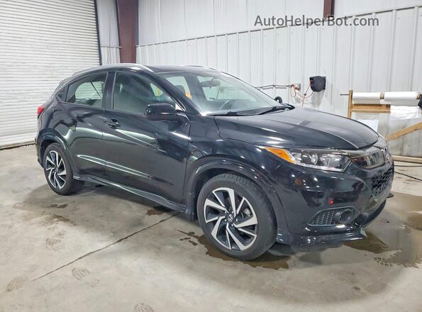 3CZRU6H12KG704348 2019 HONDA HR-V Black Delantero derecho
