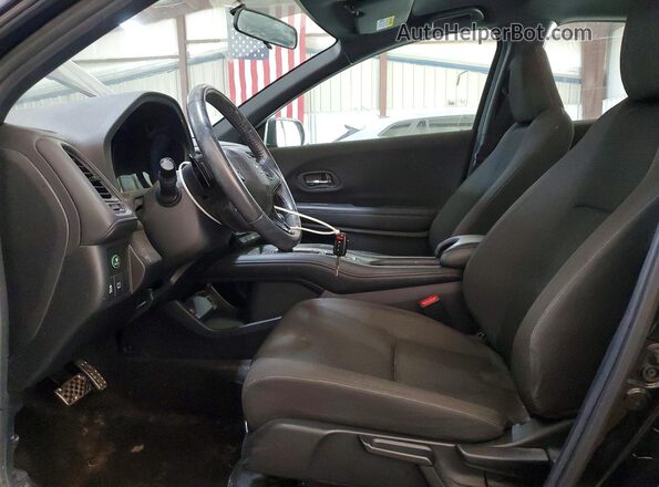 3CZRU6H12KG704348 2019 HONDA HR-V Black Vista interior delantera