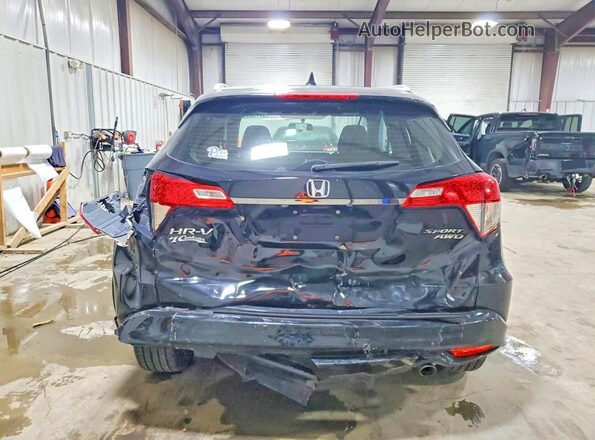 3CZRU6H12KG704348 2019 HONDA HR-V Black Vista trasera