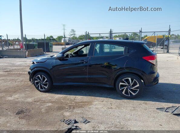3CZRU6H12KG723644 2019 HONDA HR-V Black სალონის 360-გრადუსიანი ხედი