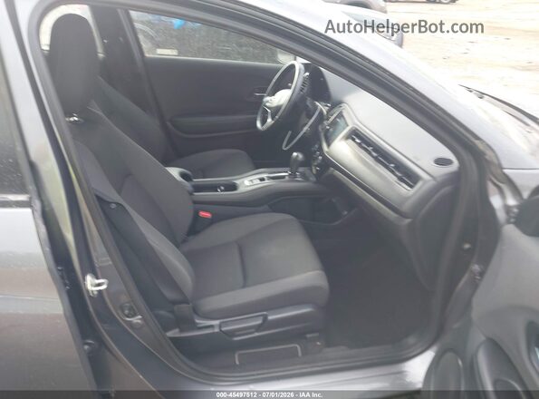 3CZRU6H12KG726284 2019 HONDA HR-V Gray Widok wnętrza z przodu