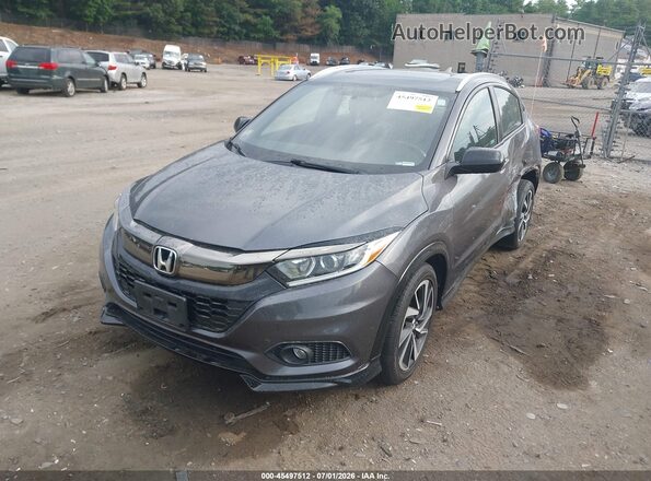 3CZRU6H12KG726284 2019 HONDA HR-V Gray Przód lewy