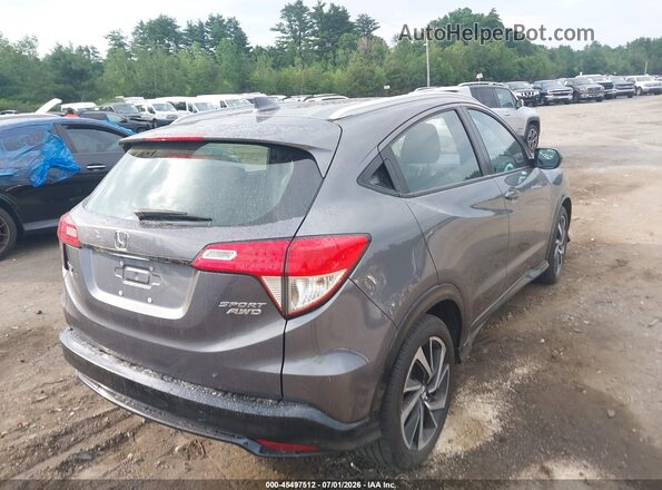 3CZRU6H12KG726284 2019 HONDA HR-V Gray Tył prawy
