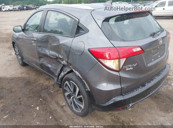 3CZRU6H12KG726284 2019 HONDA HR-V Gray Widok z przodu