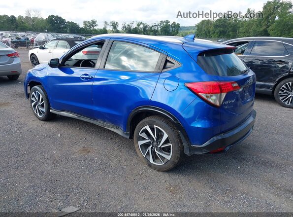 3CZRU6H12KG734997 2019 HONDA HR-V Blue უკანა მარცხენა