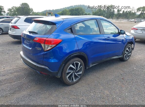 3CZRU6H12KG734997 2019 HONDA HR-V Blue უკანა მარჯვენა