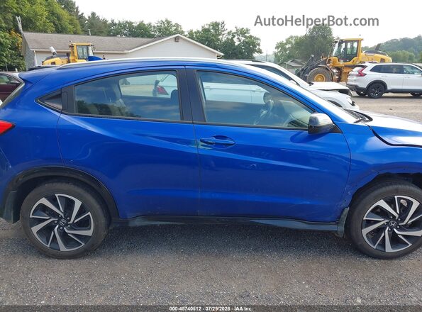 3CZRU6H12KG734997 2019 HONDA HR-V Blue სალონის 360-გრადუსიანი ხედი