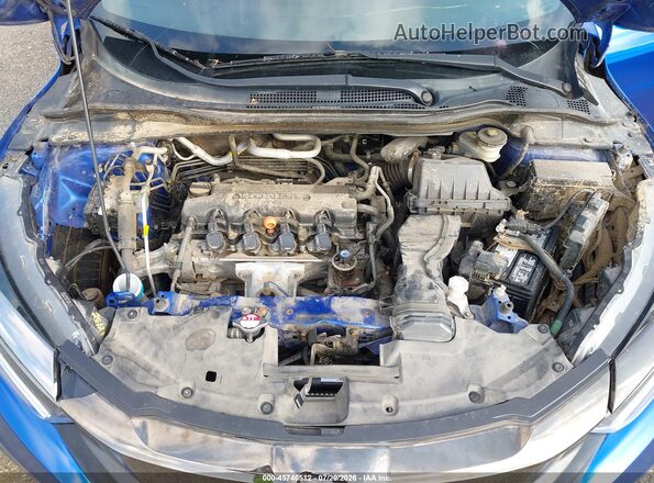 3CZRU6H12KG734997 2019 HONDA HR-V Blue უკანა ხედი