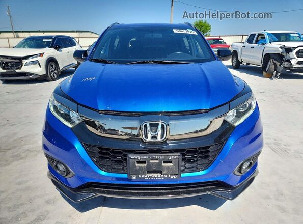 3CZRU6H12MM754199 2021 HONDA HR-V Blue Դիմացի տեսք