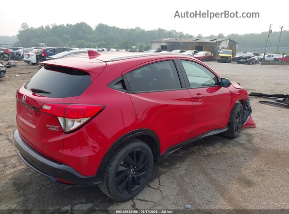 3CZRU6H12NM729532 2022 HONDA HR-V Red უკანა მარჯვენა