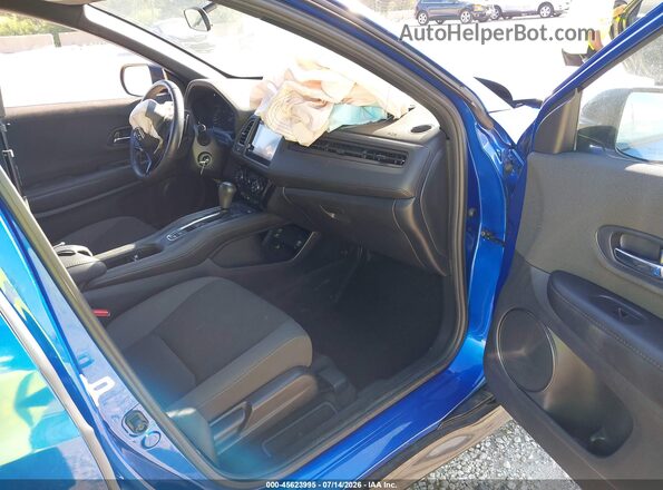 3CZRU6H12NM743575 2022 HONDA HR-V Blue Front interior view