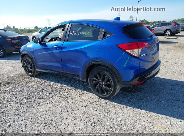 3CZRU6H12NM743575 2022 HONDA HR-V Blue Rear left