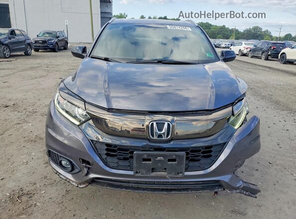 3CZRU6H13MM720076 2021 HONDA HR-V Gray Front view