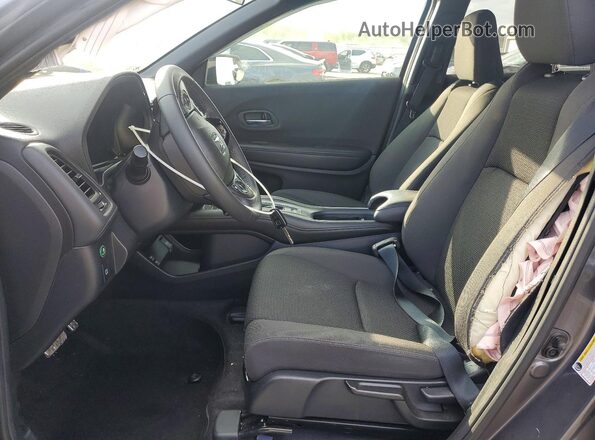 3CZRU6H13MM720076 2021 HONDA HR-V Gray Front interior view