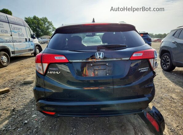 3CZRU6H13MM720403 2021 HONDA HR-V Черный Вид сзади
