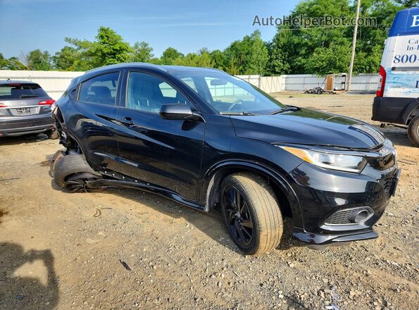 3CZRU6H13MM720403 2021 HONDA HR-V Черный Передняя правая четверть