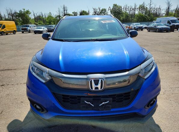 3CZRU6H13MM750565 2021 HONDA HR-V Blue Դիմացի տեսք