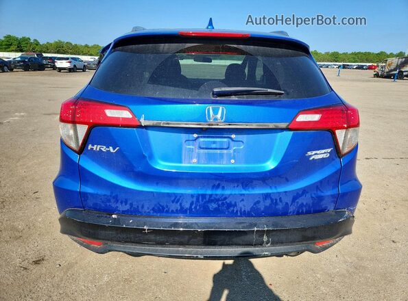 3CZRU6H13MM750565 2021 HONDA HR-V Blue Հետևի տեսք