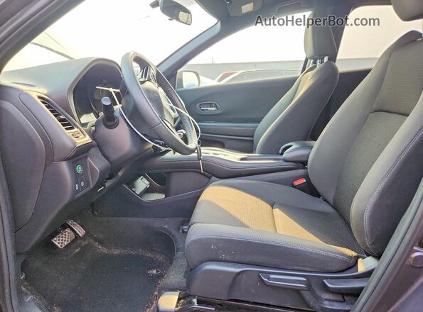 3CZRU6H13MM755149 2021 HONDA HR-V Gray Widok wnętrza z przodu