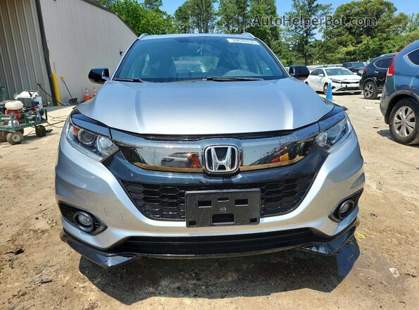 3CZRU6H14KG709406 2019 HONDA HR-V Серебряный Вид спереди