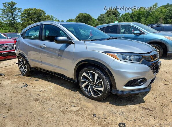 3CZRU6H14KG709406 2019 HONDA HR-V Серебряный Передняя правая четверть