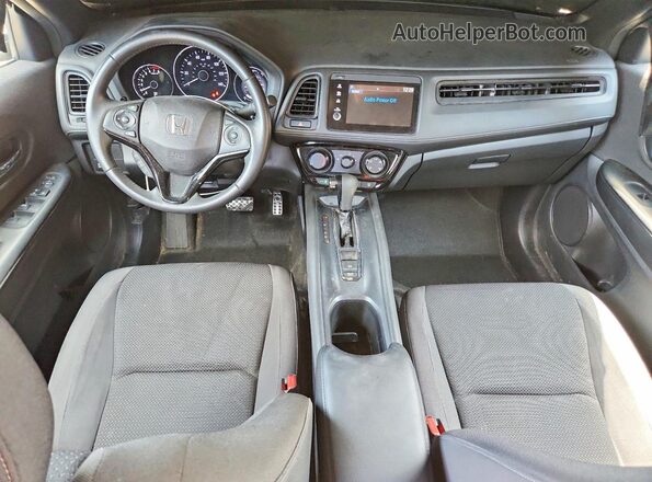 3CZRU6H14KG709406 2019 HONDA HR-V Серебряный Вид панели приборов
