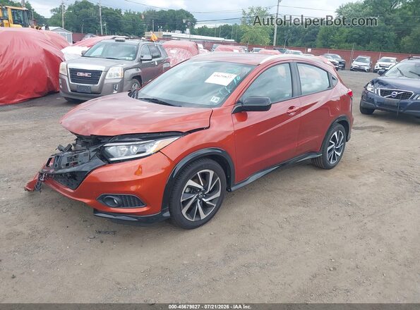 3CZRU6H14KG713021 2019 HONDA HR-V Orange Передня ліва чверть