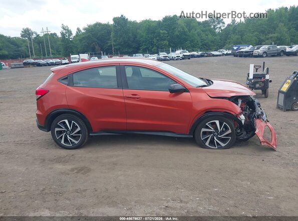 3CZRU6H14KG713021 2019 HONDA HR-V Orange Вид задньої частини салону