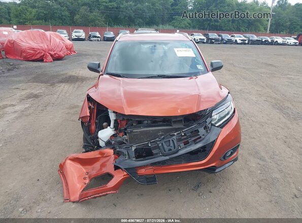 3CZRU6H14KG713021 2019 HONDA HR-V Orange Вид щитка приладів