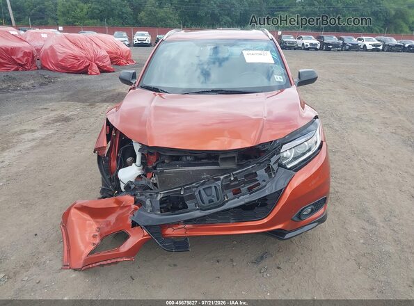 3CZRU6H14KG713021 2019 HONDA HR-V Orange Вид спереду