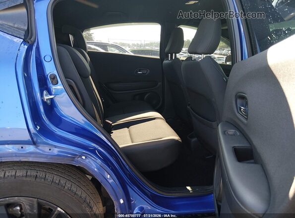 3CZRU6H14MM733158 2021 HONDA HR-V Blue Vista de la etiqueta del VIN
