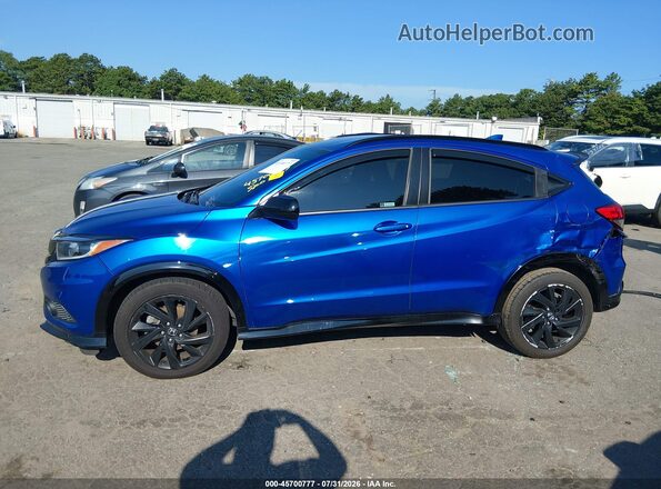 3CZRU6H14MM733158 2021 HONDA HR-V Blue Vista interior de 360 grados