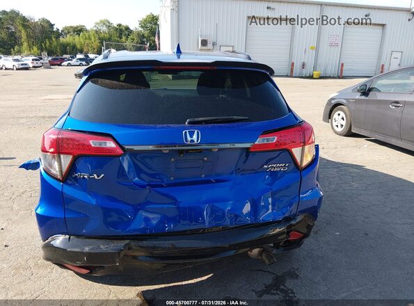3CZRU6H14MM733158 2021 HONDA HR-V Blue 
