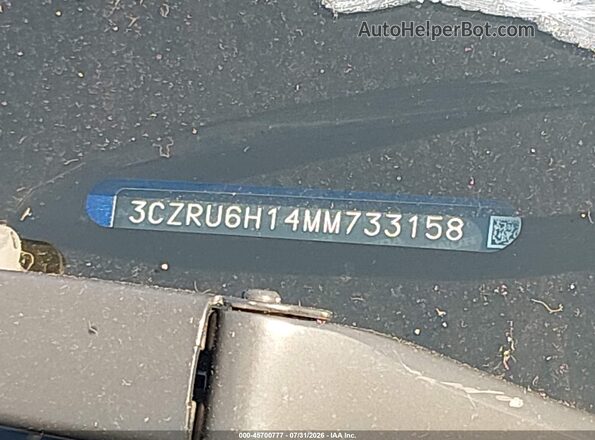 3CZRU6H14MM733158 2021 HONDA HR-V Blue 