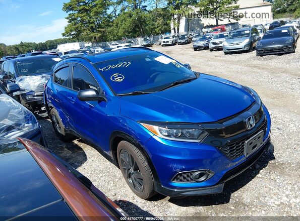 3CZRU6H14MM733158 2021 HONDA HR-V Blue Vista interior trasera