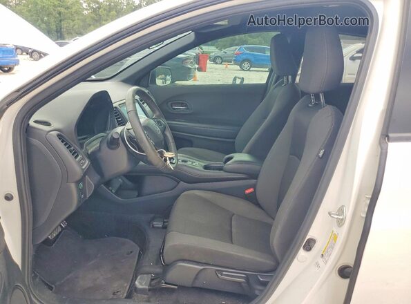 3CZRU6H14MM749943 2021 HONDA HR-V White Widok wnętrza z przodu