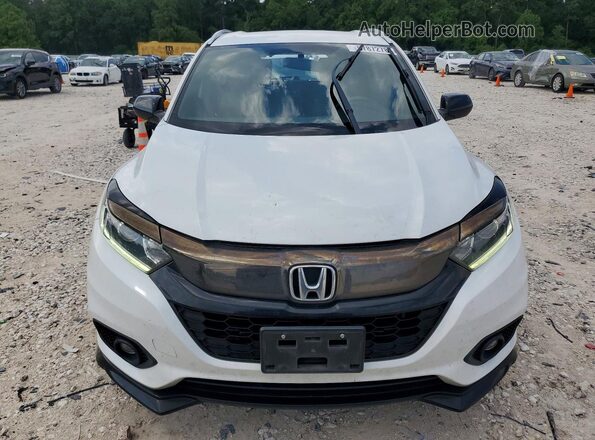 3CZRU6H14MM749943 2021 HONDA HR-V White Widok z przodu