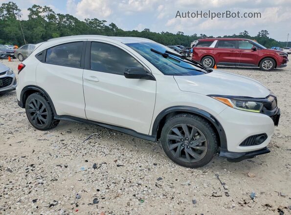 3CZRU6H14MM749943 2021 HONDA HR-V White Przód prawy