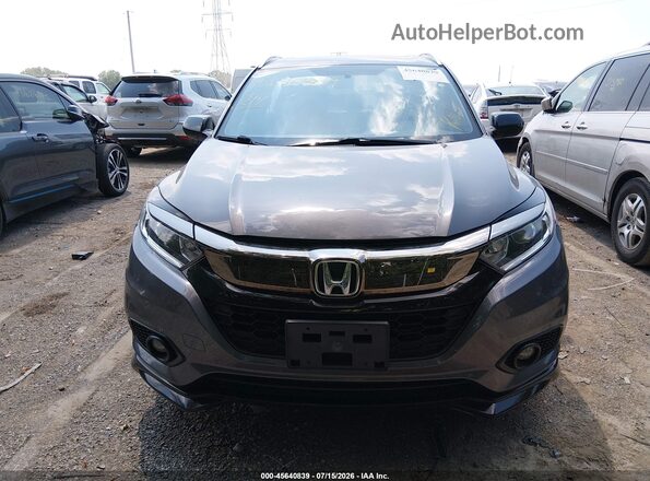 3CZRU6H15KG711875 2019 HONDA HR-V Gray Սարքավորումների վահանակի տեսք