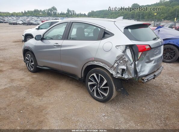 3CZRU6H15KG719717 2019 HONDA HR-V Silver Trasero izquierdo