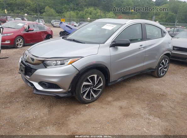 3CZRU6H15KG719717 2019 HONDA HR-V Silver Vista tres cuartos delantera izquierda