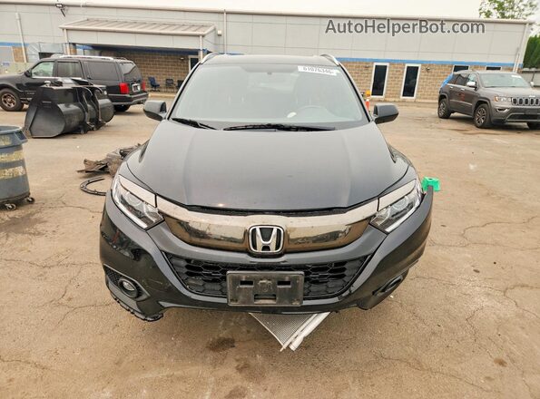 3CZRU6H15MM715509 2021 HONDA HR-V Black Front view
