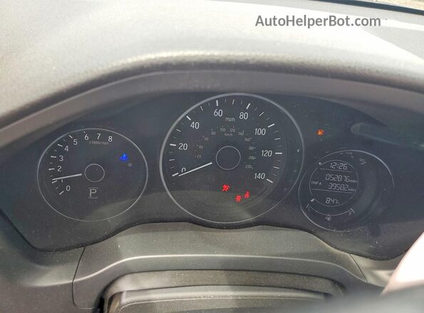 3CZRU6H15MM715509 2021 HONDA HR-V Black Instrument cluster view