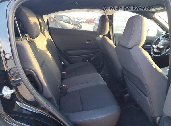 3CZRU6H15MM748476 2021 HONDA HR-V Black Rear seats view