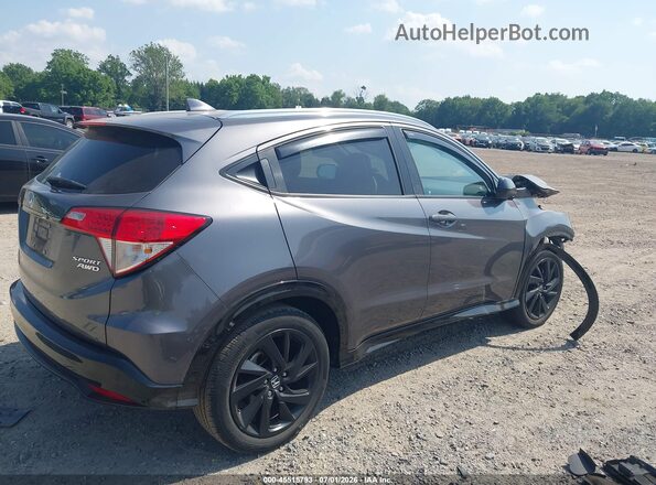 3CZRU6H15NM753209 2022 HONDA HR-V Gray Tył prawy