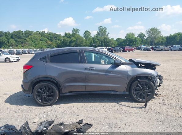 3CZRU6H15NM753209 2022 HONDA HR-V Gray Widok wnętrza 360 stopni